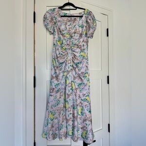 Cinq à Sept Floral Walker Midi Dress